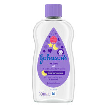JOHNSON'S Bedtime Oil 300ml – Leaves Skin Soft and Smooth –