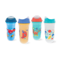 Nuby No-Spill 18 + Months, Insulated Cool Sippe, 270 ml
