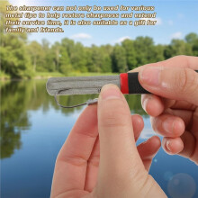 V- Sharpener with Stone Coating, Portable Rapid Sharpening Tool for Fishing Hooks