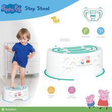 Peppa Pig Toilet Training Bundle - George Training Seat and Step Stool Bundle To get Started Potty Training Green
