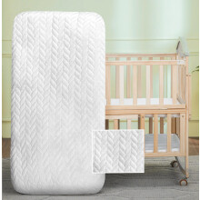 Jollein Fitted Sheet Jersey 70 x 140 cm Nougat 511-565-00093