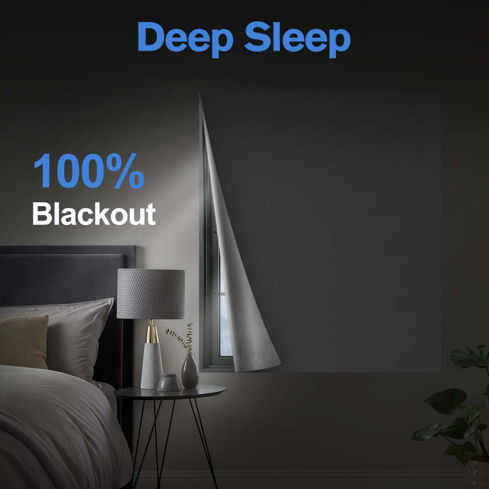 Valquid Blackout Blind 200145Cm Temporary Blackout Blinds Stick On Wi