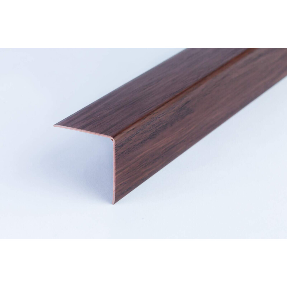Wood Effect Plastic Pvc Corner 90 Degree Angle Trim 2.5 Meters Various Sizes Cezar By (30Mm X 30Mm X 2.5M, Venge) Tmw Profiles