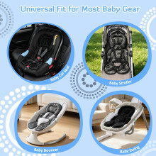 Infant Car Seat Insert DualSided Head and Body Support for All Season