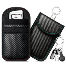caslord Faraday Pouch for Car Keys, Pack of 2 Anti-Theft RFID Key Fob