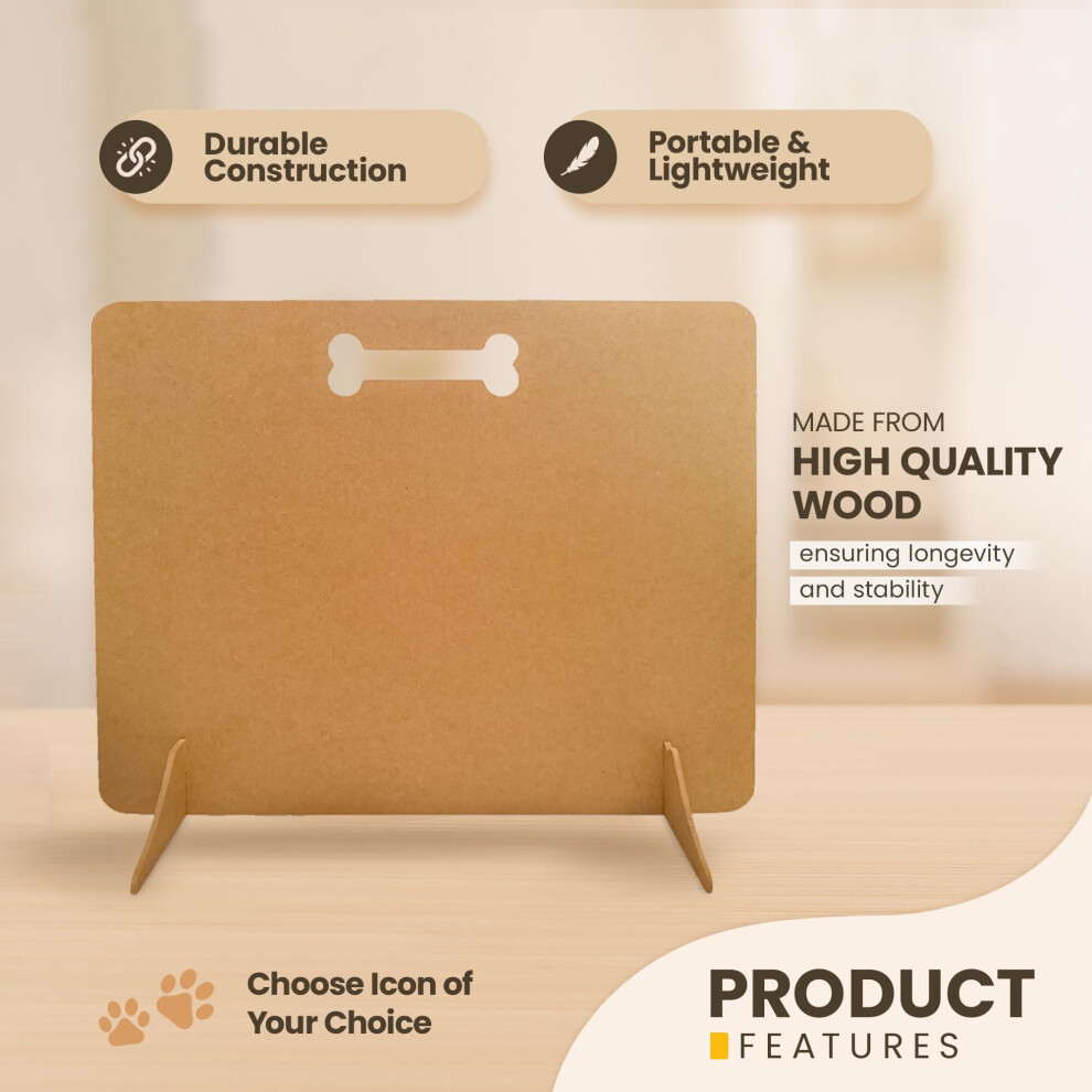 WOODICA Stopper Barrier – Freestanding Dog Stopper for Stairs  Dog Bar