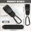 4 Pcs Leather Buggy Clips,Pram Hook Clip,Pram Rocker Clip for 2