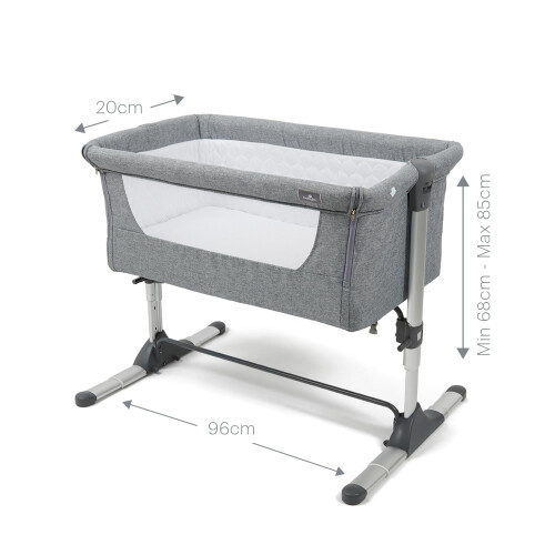 Babylo Snuggle Cuddle Co Sleeper, Slate 2