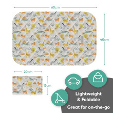 manowie Portable Baby Changing Mat – Foldable Waterproof Travel Mat f