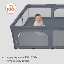 Lionelo Florence XL Easy Fold Large Baby Playpen 180 x 200 cm Foldable