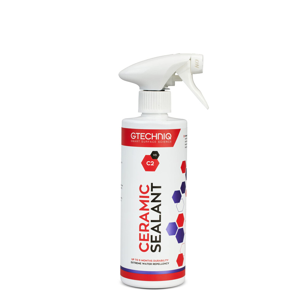 Gtechniq C2 Ceramic Sealant For Cars, Protect Car Paintwork, Trim, Tyres And Windows, High Shine, Easy To Apply - 500Ml (Sufficient For 2-3 Large Car 5008461952901