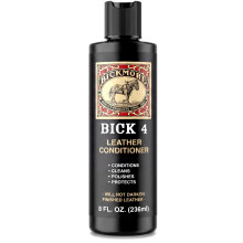 Bickmore Bick 4 Leather Conditioner 8 oz - Best Since 1882 - Cleaner & Conditioner - Restore Polish & Protect All Smooth Finished Leathers