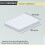 Plastic Waterproof Bed Sheet Cover  Mattress Protector 200 x 100cm Ide 1