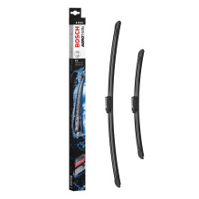 Bosch Aerotwin A 721 S - Front Windscreen Wipers - Set of 2 Replacement Blades - Comes with Pre-assembled Adapter - 2 Blades, 600mm/400mm - Only for