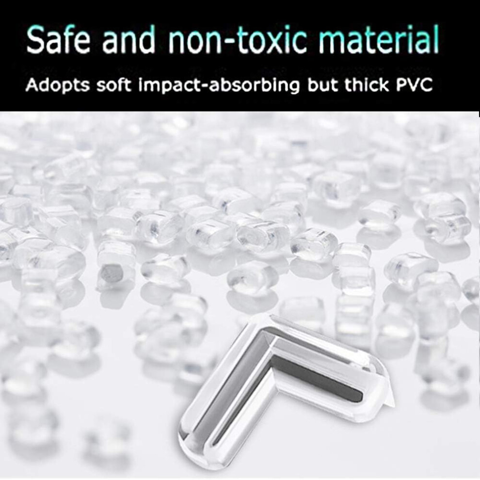 Vobulafy Safety Corner Protectors Guards, 8Pcs Baby Proofing Safety Corner Clear Furniture Table Corner Protection, Kids Soft Table Corner Protectors For Chil