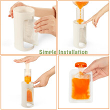 PandaEar Squeeze Station for Baby Puree Food Storage Baby Food Pouch F