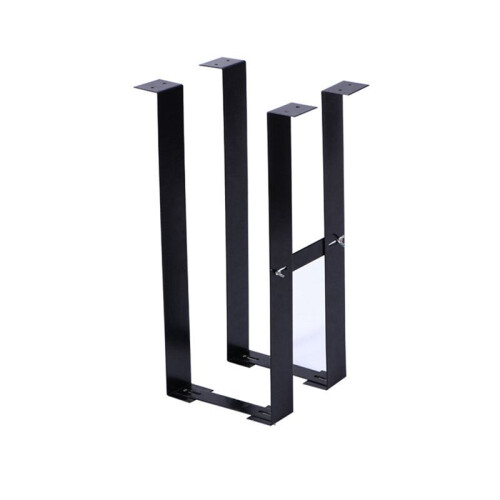 1 Set Under Desk PC Mount Bracket for Computer Case Computer Mainframe Hanger Host Box Stand Bracket Rack Black