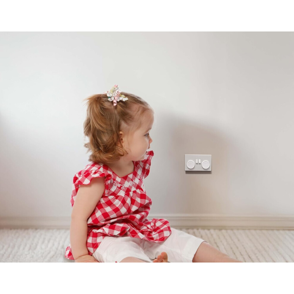 Dreambaby Home Baby Safety Socket Plug Covers - Electrical Outlet Protector Guard - 8 Pack - White