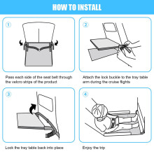 DINGBLUE Toddler Airplane Bed - Toddler Airplane Seat Extender Aeroplane Bed for Children Portable Foot Hammock for Kids Baby Plane Travel Essentials