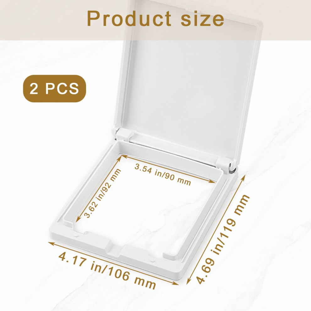 Shioyoong 2Pcs Light Switch Guard Childproof Plug Protector Waterproof Wall Ligh