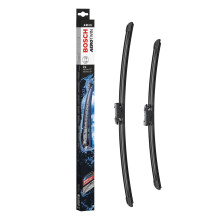 Bosch Aerotwin A 011 S - Front Windscreen Wipers - Set of 2 Replacement Blades - Comes with Pre-assembled Adapter - 2 Blades, 550mm/450mm - Only for