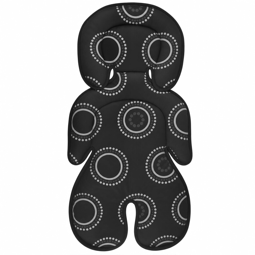 Infanzia Infant Car Seat Insert, Dual-Sided Head And Body Support For All Season, Breathable Stroller Cushion Pad With Plush & Cooling Mesh, Newborn Seat Prot