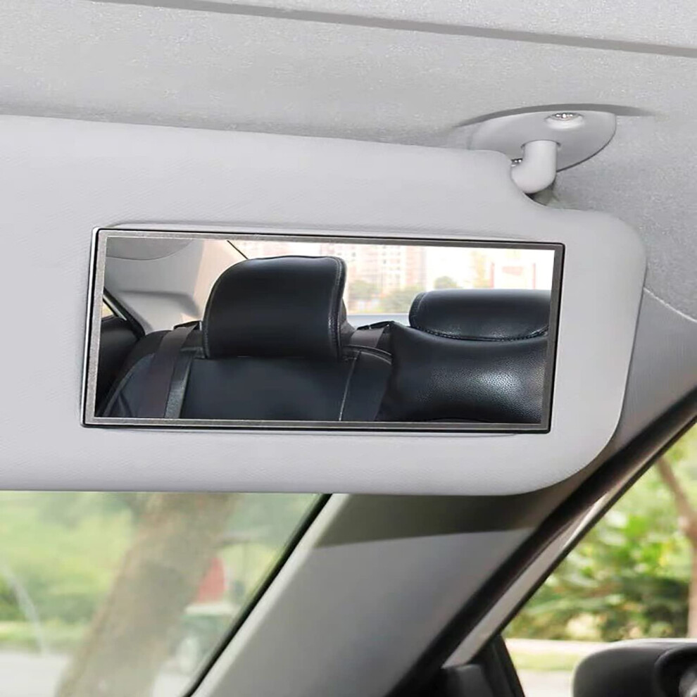 Auto Sun Visor Hd Makeup Mirror,Portable Self-Adhesive Seatback 5004686214015