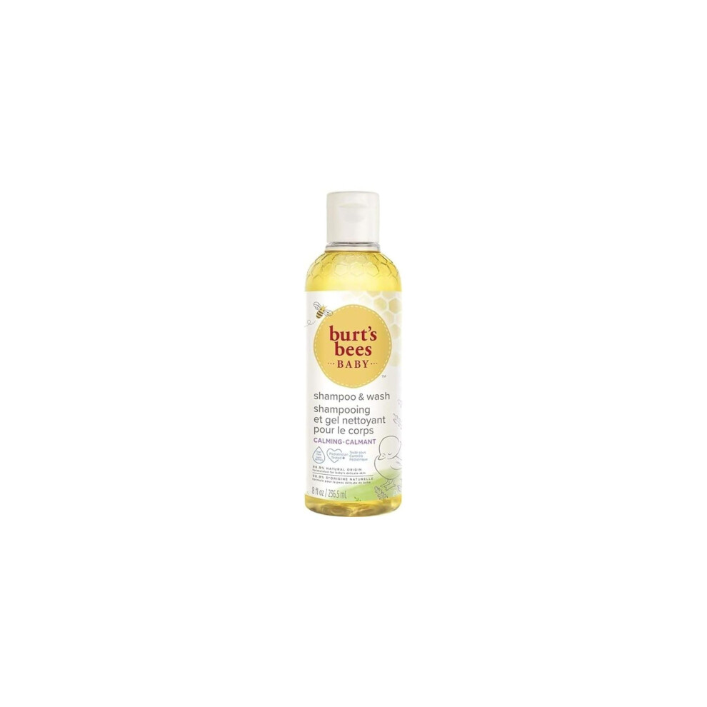 Burt's Bees Burt’s Bees Baby Calming Shampoo & Body Wash, Calming Baby Wash For Daily Care, Tear-Free And Paediatrician-Tested, 236.5 Ml