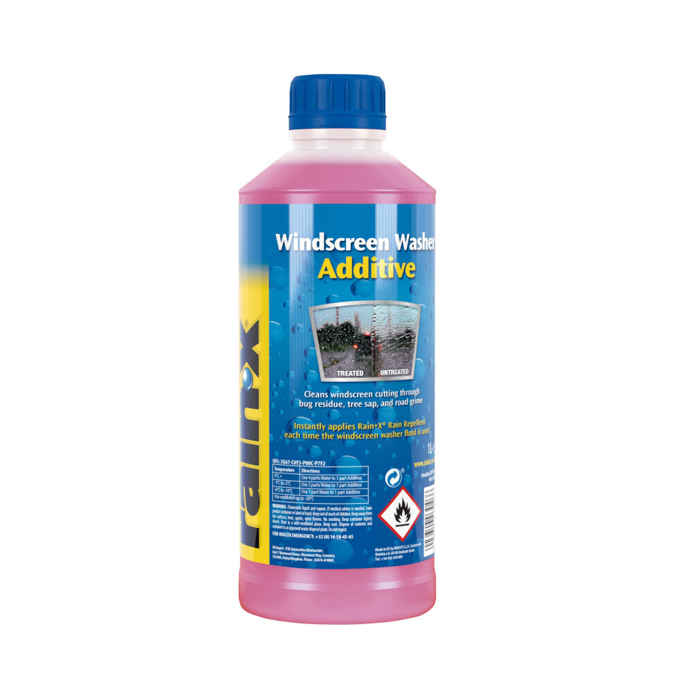Rain-X 831991L Windscreen Washer Additive, 1 Litre 5000342791678