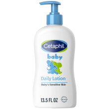 Cetaphil Baby Daily Lotion with Organic Calendula |Vitamin E | Sweet Almond & Sunflower Oils |13.5 Fl. Oz