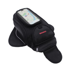 Dracarys Motorcycle Tank Bag - Oxford Saddle Black Strong Magnetic Motorbike Bag with Bigger Window - for Honda Yamaha Suzuki Kawasaki Harley