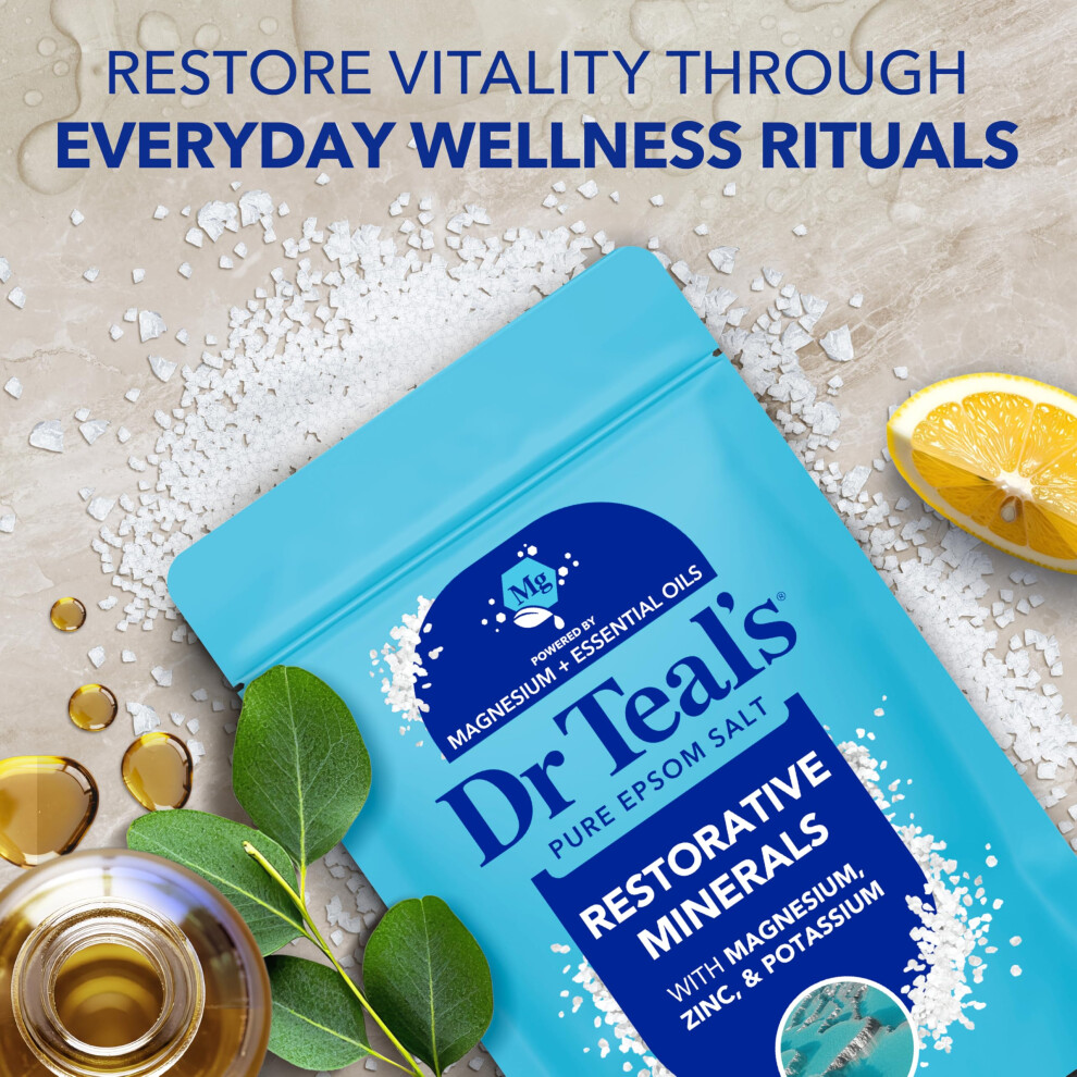 Restorative Minerals Epsom Salts 3Lb 1.36Kg Dr Teal's