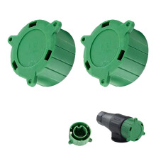 2 Pcs 13 Pin Alignment Tool Dust Cap for 13-Pin 8-Pin, Trailer Connector Plug Cap, Dustproof Cover for Parking Socket, Protects Electrical Connection