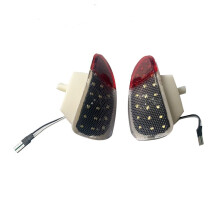 F65Z13B724AA for F150 1997-2003 F250 1997-1999 Car Front Door Panel Interior LED Light Lamp Housing Reflectors Trim