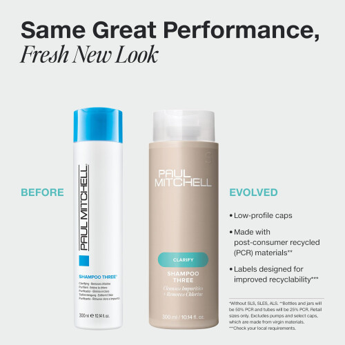 Paul Mitchell Paul Mitchell Three Shampoo Clarifying Shampoo, Cleans Impurities + Removes Chlo 1
