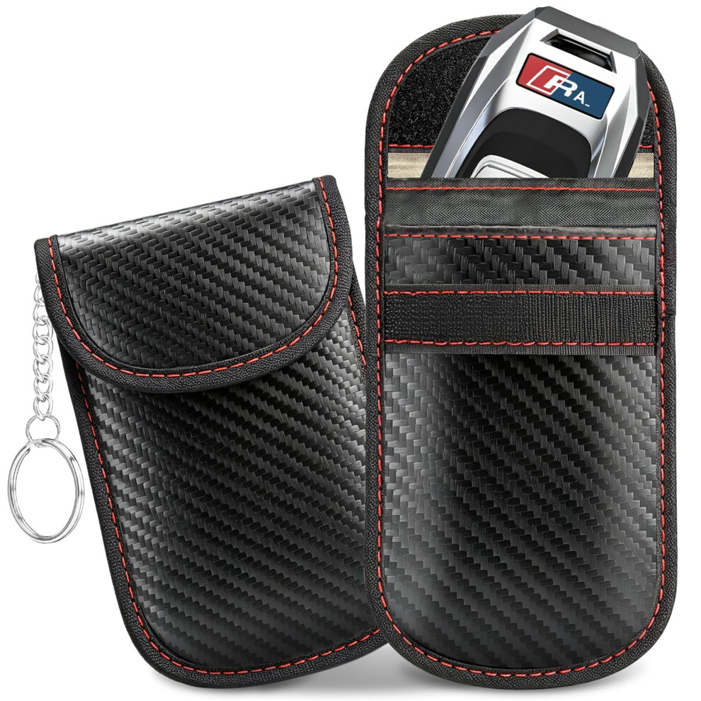 Nestling Pack Of 2 Signal Blocking Faraday Pouch For Car Keys, Rfid Key Fob Protection Bag, Anti-Theft Remote Entry For Car Security 5002318222001