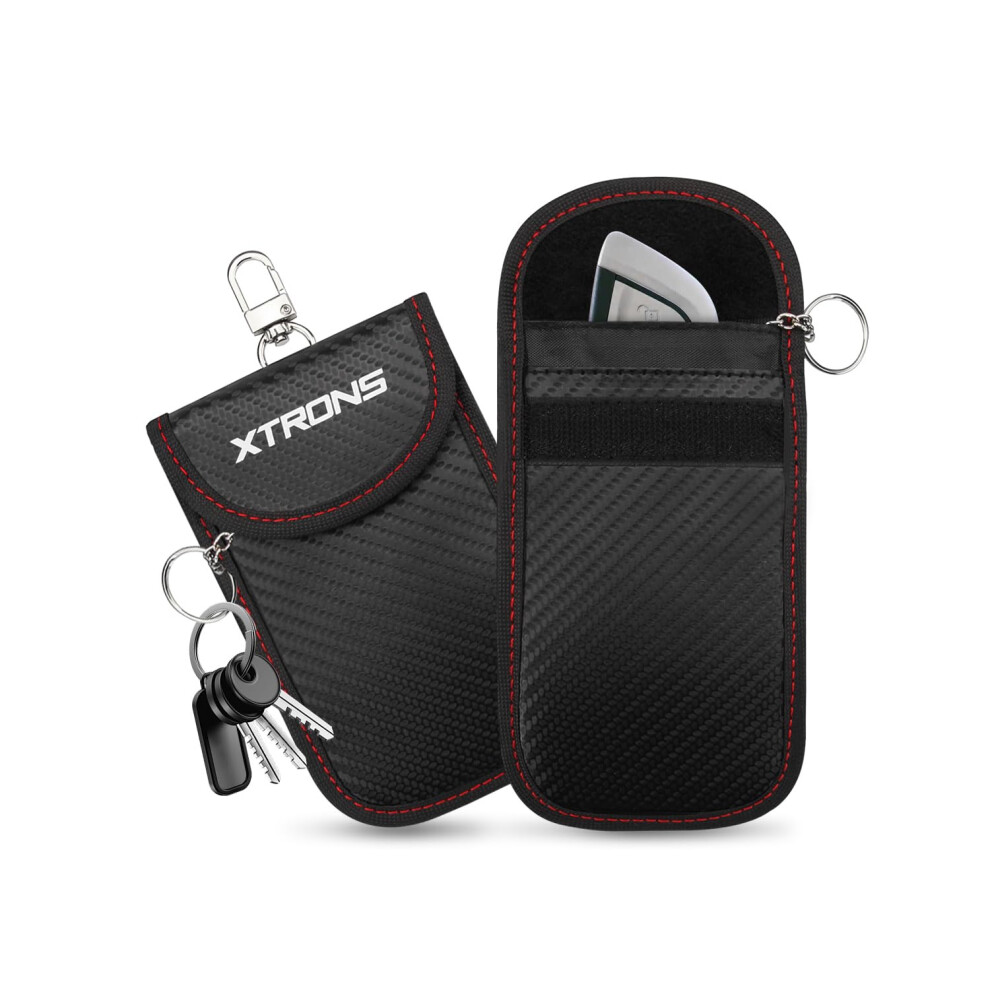 Xtrons 2 Pack Faraday Pouches For Car Keys, Anti-Theft Rfid Signal 5004087730848