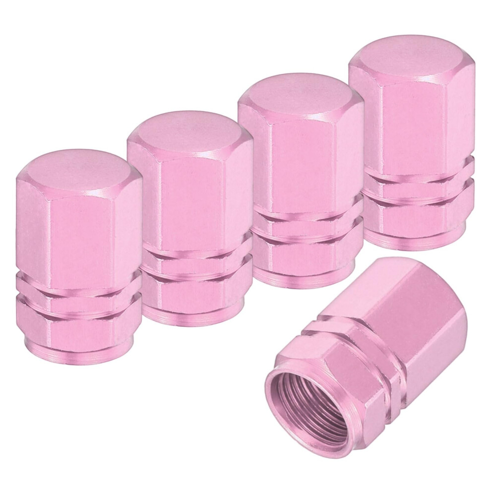 Patikil Tire Valve Stem Caps, 5 Pack Universal Aluminum Alloy Tire 5008142653967