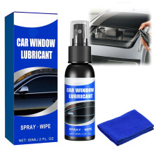 Car Window Lubricant,Silicone Window Lubricant with Cloth,Door Window Glass Lifting Rubber Strip Belt Seal Agent,Ca/r Window Noise Reduction Lubrican