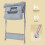 KARAOK Foldable Baby Changing Table with Wheels, Portable Diaper Changing Statio 5
