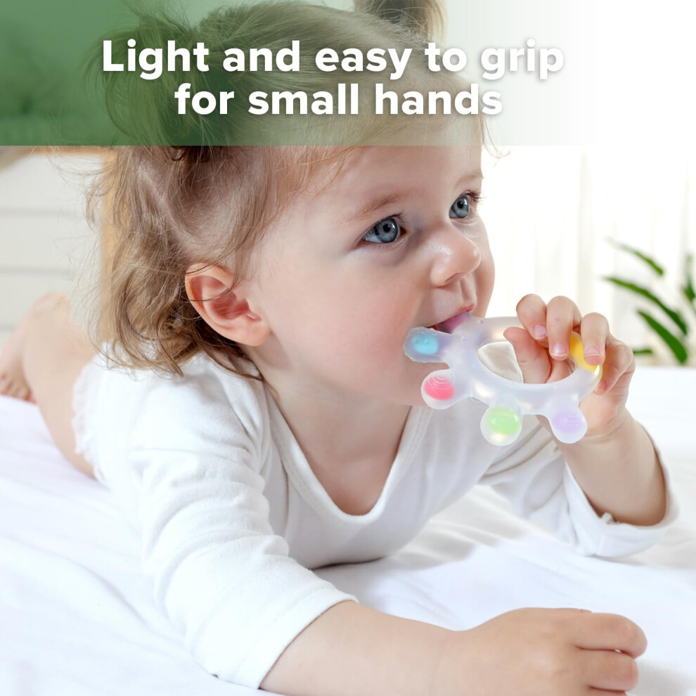 Haakaa Palm Teether Soft Silicone Baby Soothing Teether Pacifier Fro