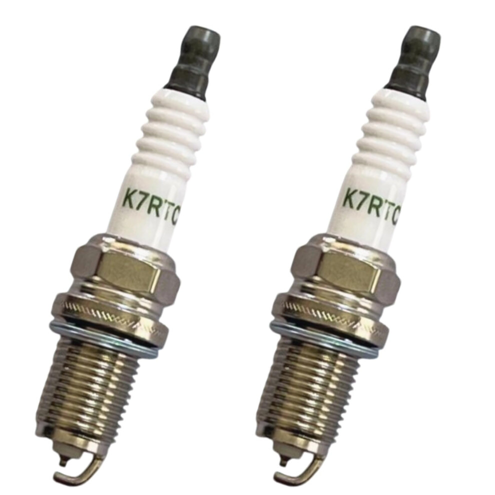2Pcs K7rtc Spark Plug Solid Terminal Replacement, Car Spark Plugs 14Mm Thread Diameter 19Mm Length For 6364/Bkr6es 2330/Bcpr6es For 340/Rc7yc Rc7ycc 5005869124794