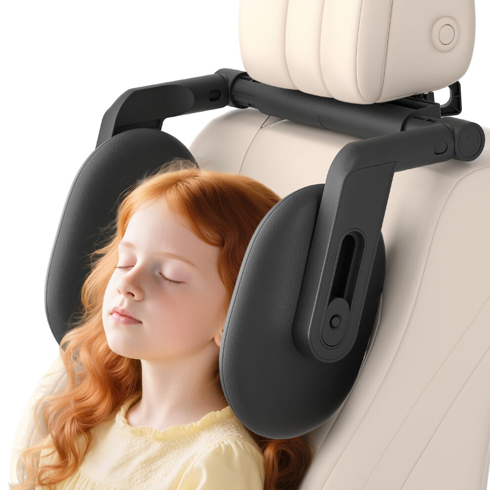 Oasser Car Seat Headrest Pillow, Detachable And Adjustable 360 Rotation Double Sided Support Head And Support For Adult And Kids A13 5000046897645