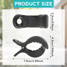 6 Pcs Baby Pram Clips - Universal Buggy Clips Blanket Clamp - Pegs for Pushchair Blankets & Stroller Shades - Buggy Clips Clasps Pram Grippers - Bugg