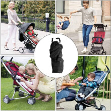 Tiiyee Universal Stroller Bag, Extra Large Oxford Fabric Pushchair Backpack