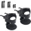 Car Cup Holder Set, 2-Pack Universal Air Vent Mount, Adjustable Drinks Holders with Secure Clips, Black 1
