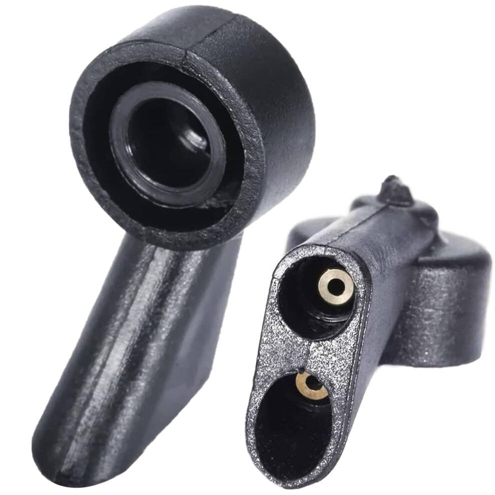 2-Pack Rear Windshield Wiper Washer Nozzles - Double Hole Spray Jet - Windscreen Washer Jets - Universal Fit For Audi A1 A3 A4 A6 Q3 Q7 8P 8E9955985 5006642557198