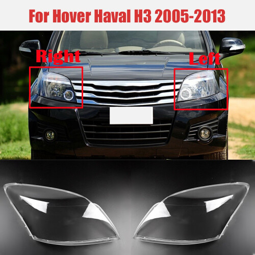 for Great Wall Hover  H3 2005-2013 Car Headlight Cover Clear Lens Headlight Lamp Shade Shell (Left Side) 2