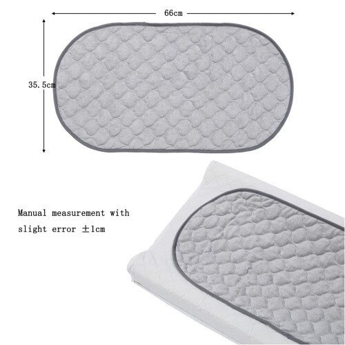 Nicoone Waterproof Changing Mat Liners Quilted3PCS Bamboo Terry Surfac 2