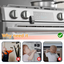 EUDEMON 1 Pack Updated Oven Front LockChildproof Oven Door Lock Easy t